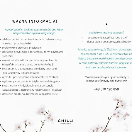 Chilliapartamenty - W Drzewach Apartmán *